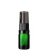 Glasflasche 5 ml grün mit schwarzer Pumpe [1]