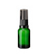 Glasflasche 15 ml grün mit schwarzer Pumpe [1]