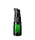 Glasflasche 5 ml grün mit schwarzer Pumpe [2]