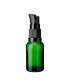 Glasflasche 15 ml grün mit schwarzer Pumpe [2]