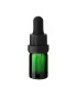 Glasflasche 5 ml grün mit schwarzer Pipette
