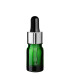 Glasflasche 5 ml grün mit silberner Pipette [2]