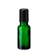 Glasflasche 20 ml grün Roll-on mit schwarzem Schraubverschluss [2]