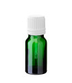 Glasflasche 10 ml grün mit weißem Pinsel