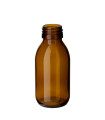 Glasflasche 100 ml braun PP28 Sirupflasche [1]