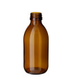 Glasflasche 200 ml braun PP28 Sirupflasche [1]