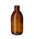 Glasflasche 250 ml braun PP28 Sirupflasche [1]