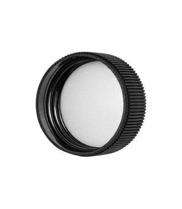 28 mm Schraubverschluss HDPE schwarz [1]