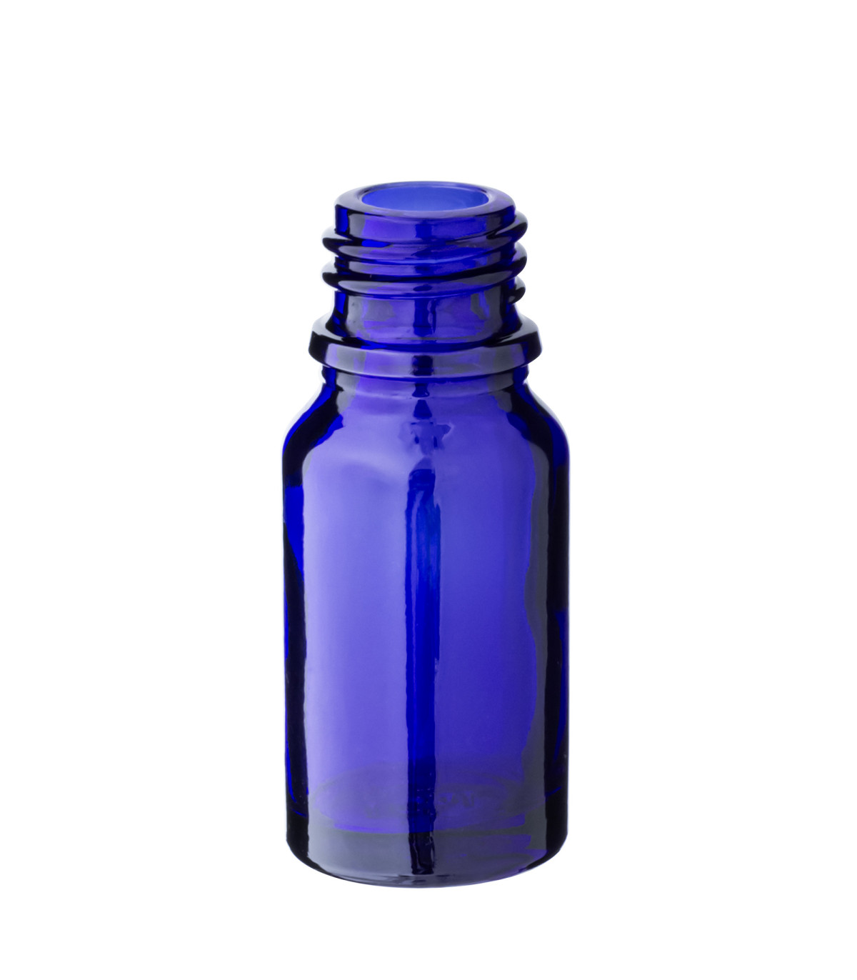 Glasflasche 10 ml blau 18/415 - leere Flasche zum Befüllen 18 mm