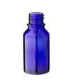 Glasflasche 15 ml blau