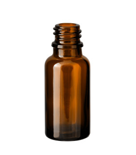 Braunglasflasche 20 ml, DIN18 – Ideal für Öle & Kosmetik
