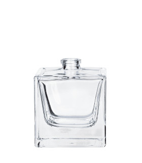 Leere Duftglasflasche 50 ml quadratisch mit FEA15 Gewinde