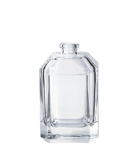 Leere Duftglasflasche 50 ml quadratisch mit FEA15 Gewinde zum Befüllen