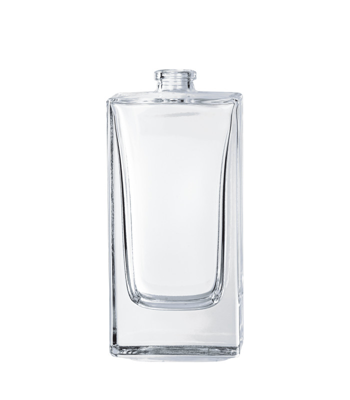 Transparenter Parfumflakon 50 ml aus Glas mit FEA15 Gewinde
