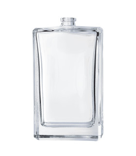 Transparenter Glasflakon 100 ml für Parfum mit FEA15 Gewinde