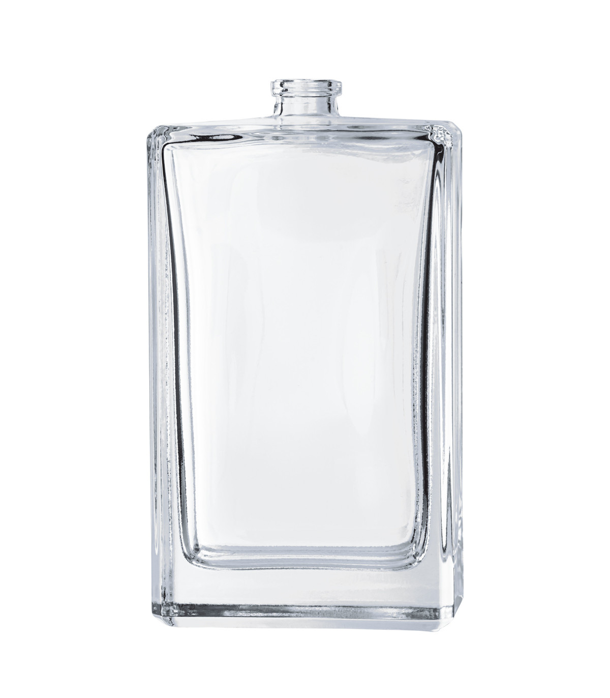 Transparenter Glasflakon 100 ml für Parfum mit FEA15 Gewinde