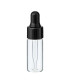 Glasfläschchen 4 ml klar mit schwarzer Pipette – ideal für Proben