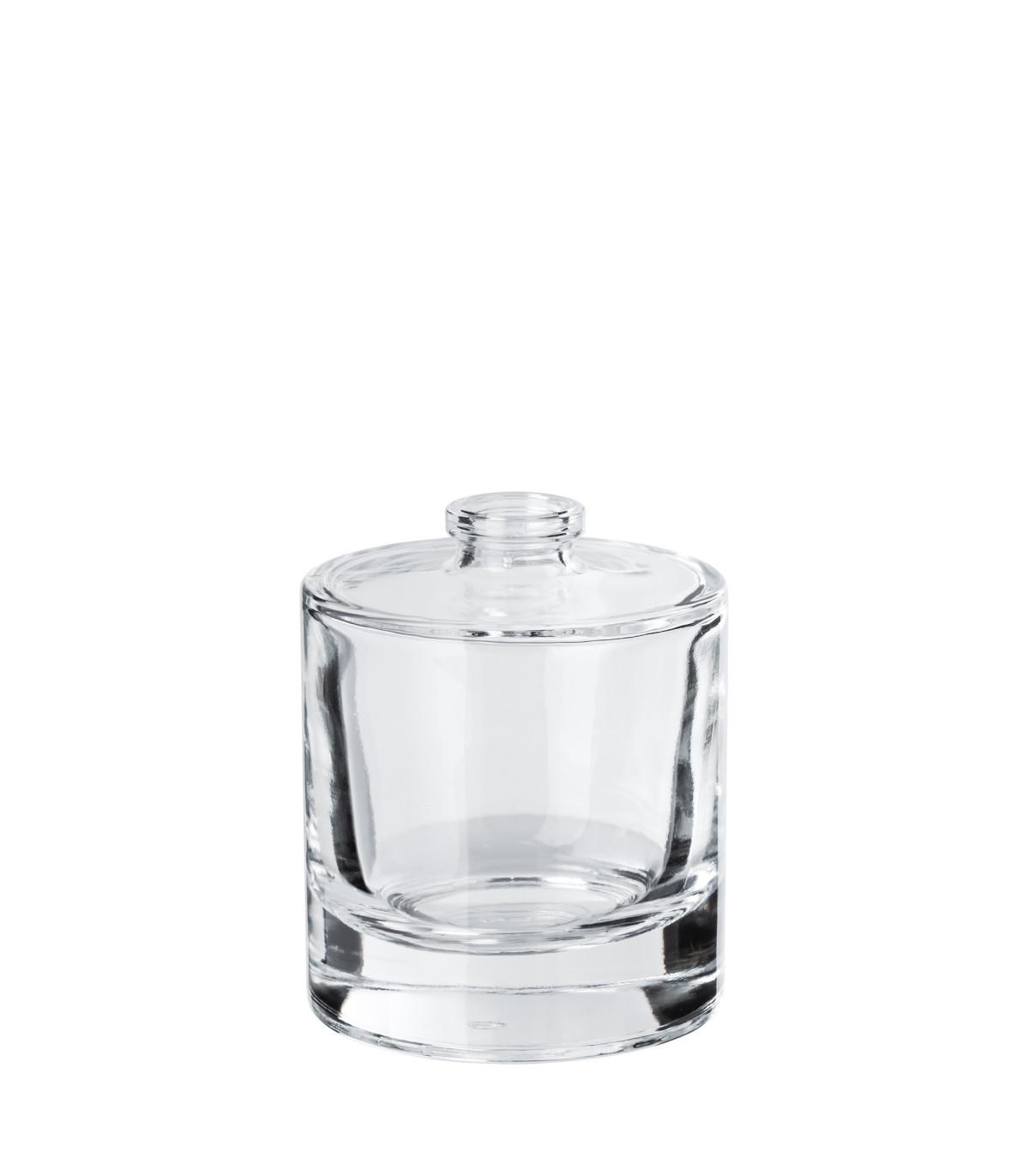 Transparente Parfumflasche 30 ml mit rundem Boden