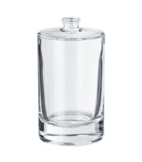 Klare runde Parfümglasflasche 100 ml ohne Verschluss zum Befüllen