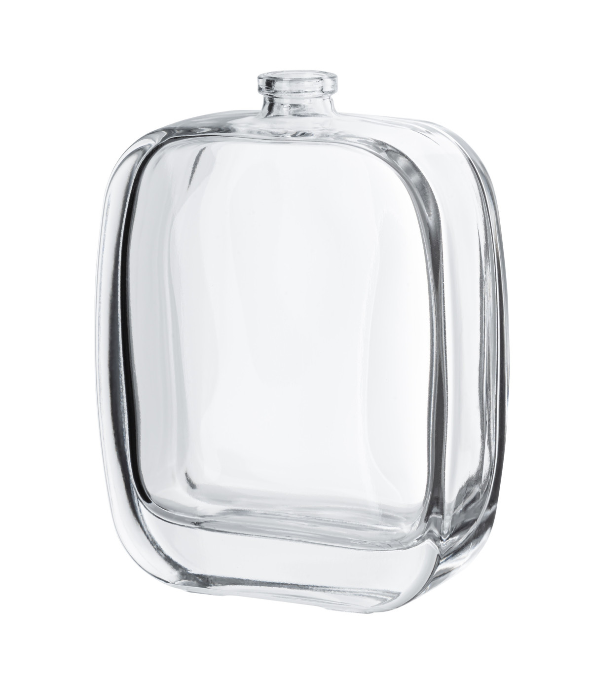 Transparenter Parfumflakon 100 ml aus Glas mit FEA15 Gewinde