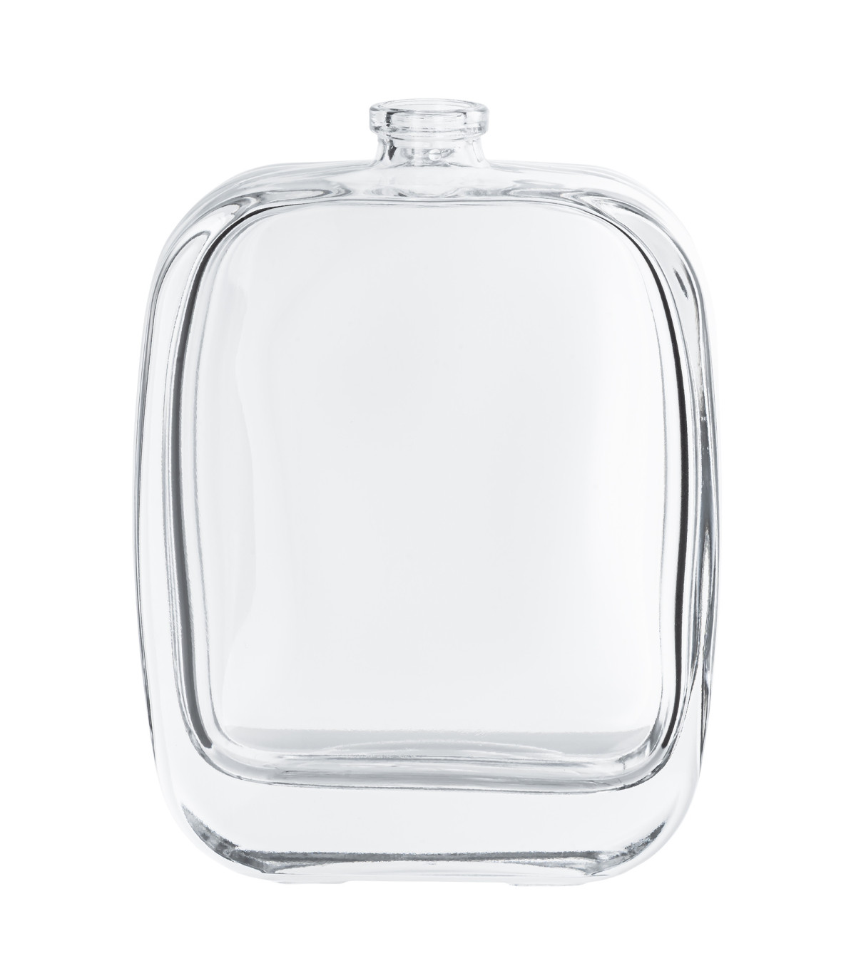 Leere Duftflasche 100 ml aus klarem Glas für Parfum