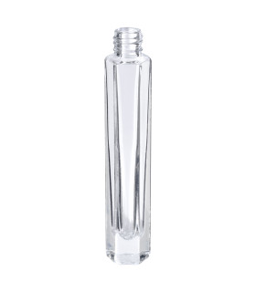 10 ml Glasflasche klar Hexagonal 13/410