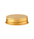 Aluminiumdeckel gold für Kosmetik- und Cremetiegel