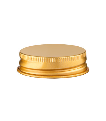 Aluminiumdeckel gold für Kosmetik- und Cremetiegel