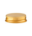 38/400 Aluminium-Schraubdeckel gold