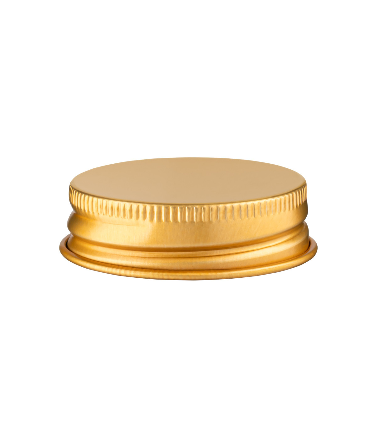 Aluminiumdeckel gold für Kosmetik- und Cremetiegel