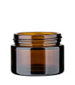 50 ml Glastiegel braun 52/400