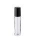 Glasflasche 10 ml klar Roll-on | Schwarzer Verschluss
