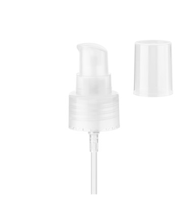 Dosierpumpe 24/410 PP transparent - für Flaschen DIN 24 mm