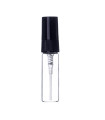 Glasfläschchen 4 ml klar mit Schraubzerstäuber und Kappe