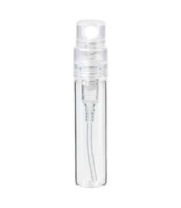 Glasfläschchen 2 ml mit transparentem Steckzerstäuber aus klarem Glas