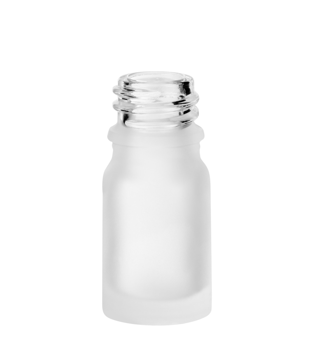 Leere Glasflasche 5 ml mit Gewinde 18/415 für Muster Proben