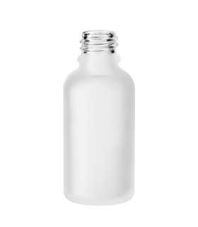 Leere Glasflasche 30 ml mit Gewinde 18/415