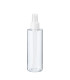 PET-Flasche 200 ml transparent mit weißem Zerstäuber