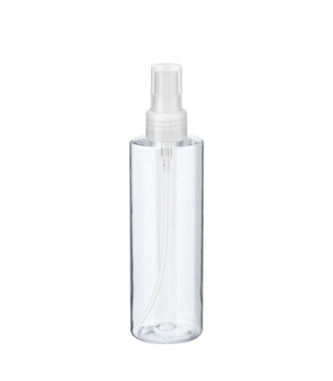 PET-Flasche 200 ml mit transparentem Zerstäuber