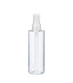 PET-Flasche 200 ml transparent mit transparentem Zerstäuber