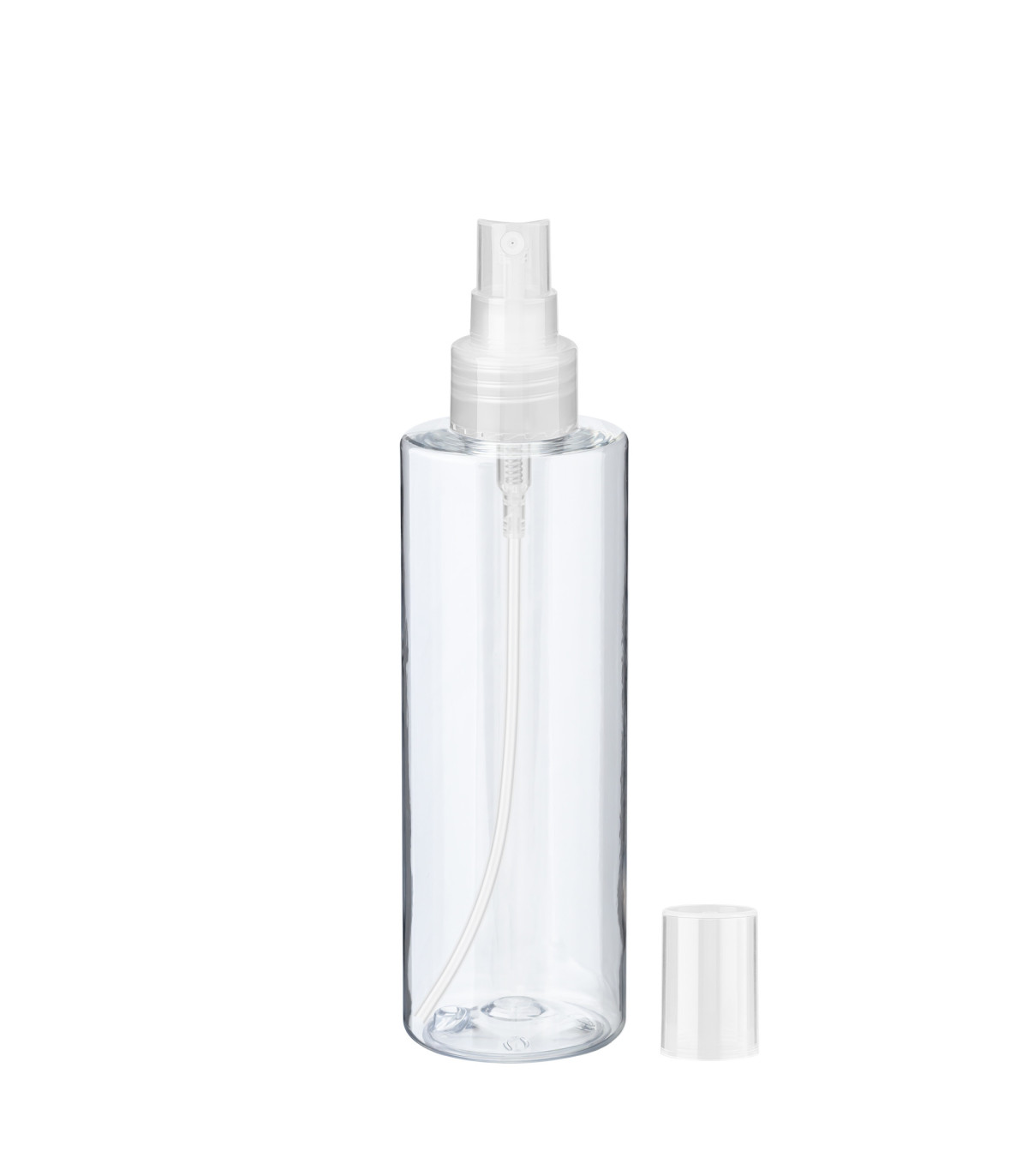 PET-Flasche 200 ml mit transparentem Zerstäuber