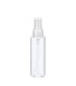 PET-Flasche 100 ml transparent mit transparentem Zerstäuber