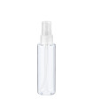 PET-Flasche 100 ml transparent mit transparenter Pumpe