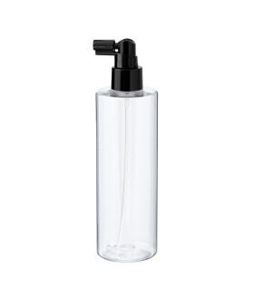 PET-Flasche 250 ml transparent mit schwarzem Zerstäuber [2]