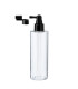 PET-Flasche 200 ml transparent mit schwarzem Zerstäuber [2]