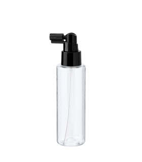PET-Flasche 100 ml transparent mit schwarzem Zerstäuber [2]