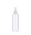 PET-Flasche 100 ml transparent mit transparentem Zerstäuber [2]
