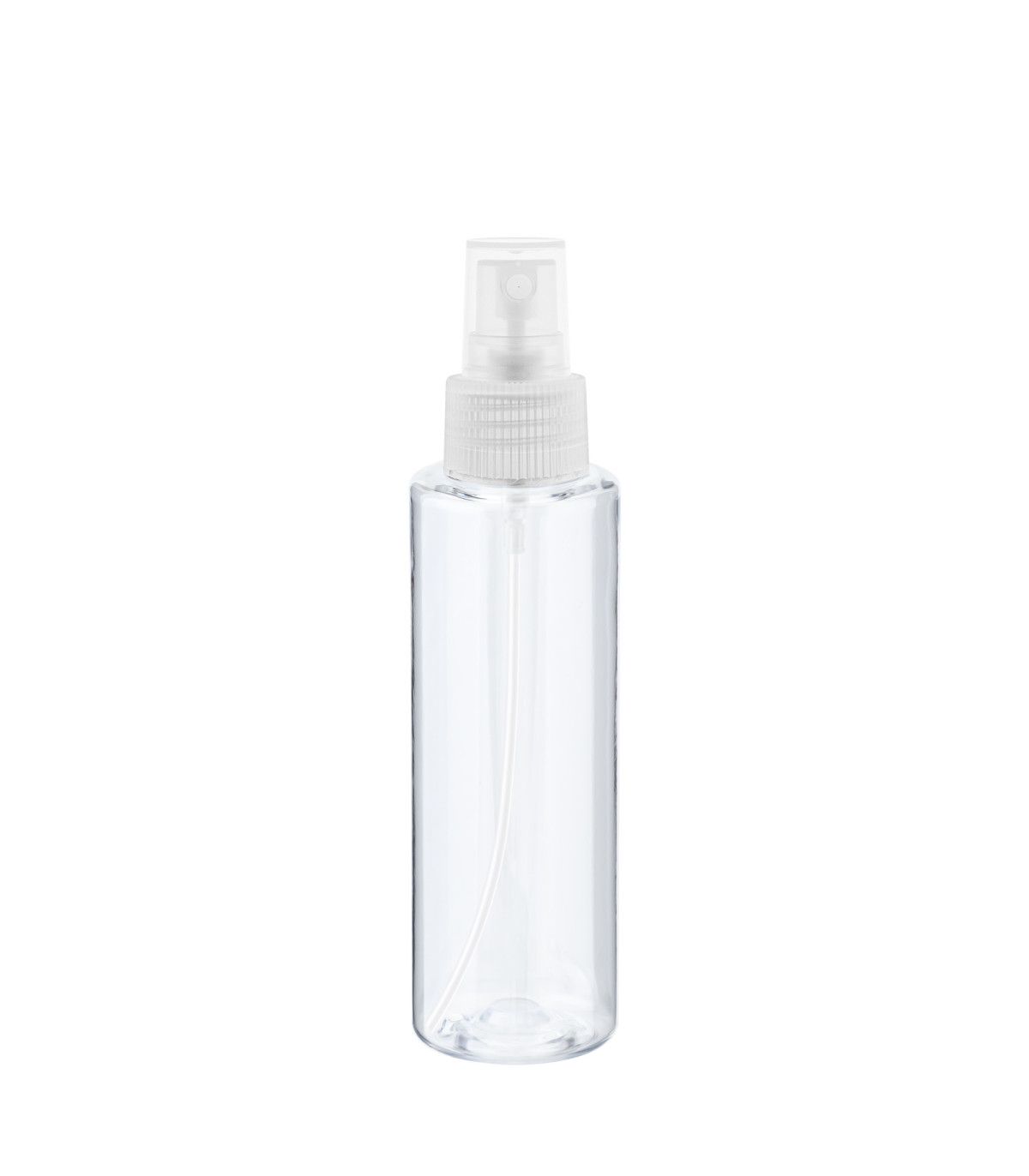 PET-Flasche 100 ml transparent mit transparentem Zerstäuber [2]