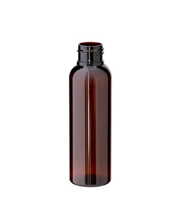 Braune 100 ml PET Flasche für Kosmetikprodukte