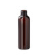 Braune PET-Kunstoffflasche 150 ml mit Gewinde 24/410, ideal für Kosmetika